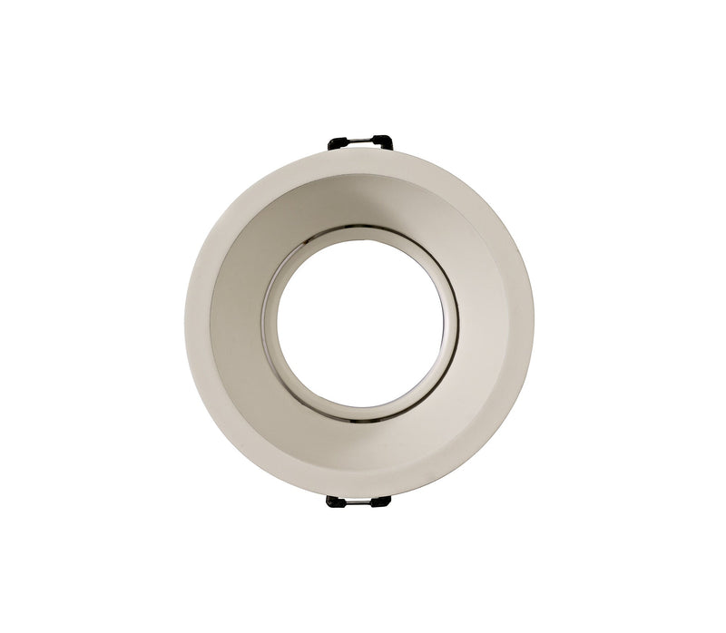 Mantra Fusion MC0160 Comfort 9.6cm Round Downlight GU10, Matt White, Cut Out: 85mm, Lampholder Included • MC0160