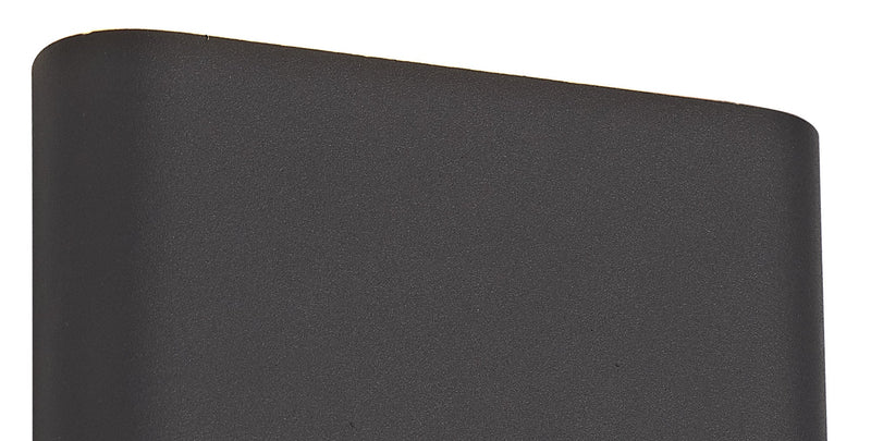 Deco Contour Up & Downward Lighting Small Wall Light 2x3W LED 3000K, 350lm, Anthracite, IP54, 3yrs Warranty • D0461