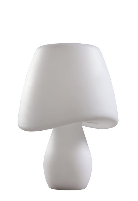 Mantra M1500 Cool Table Lamp 2 Light E27 Outdoor IP65, Opal White • M1500