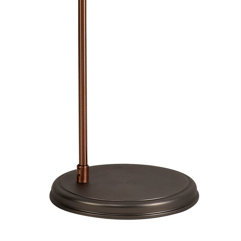 Regal Lighting SL-1716 1 Light Floor Lamp Antique Silver And Copper