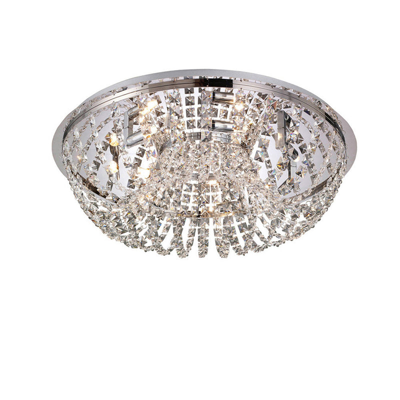Diyas Cosmos Ceiling 7 Light G9 Polished Chrome/Crystal • IL30044