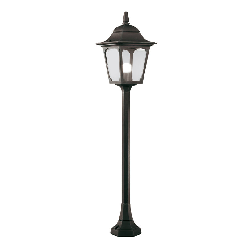 black outdoor wall light