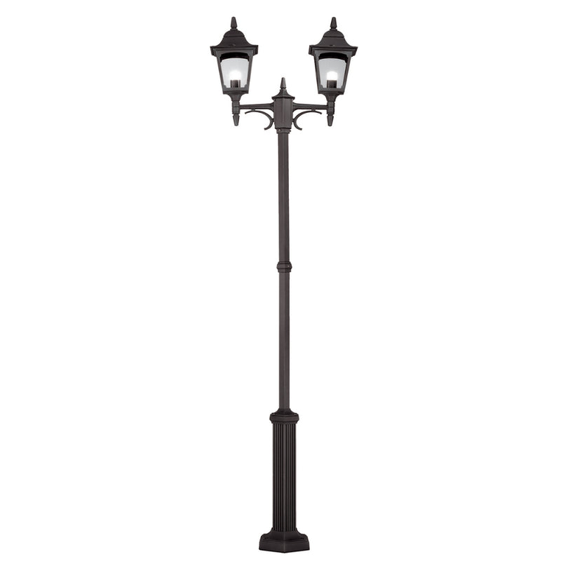 black outdoor wall light