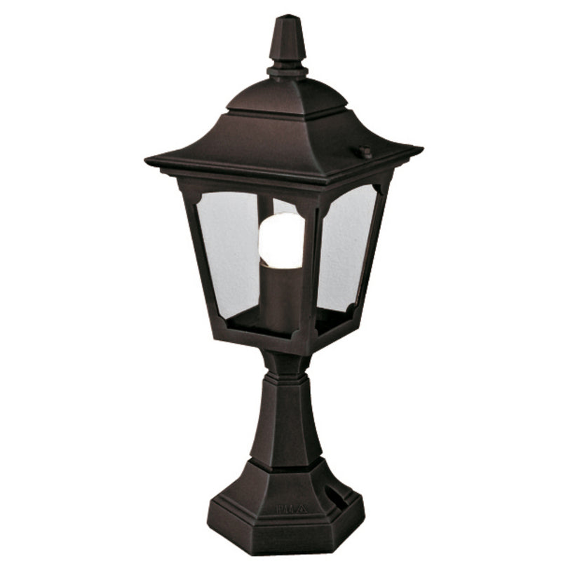 black outdoor wall light