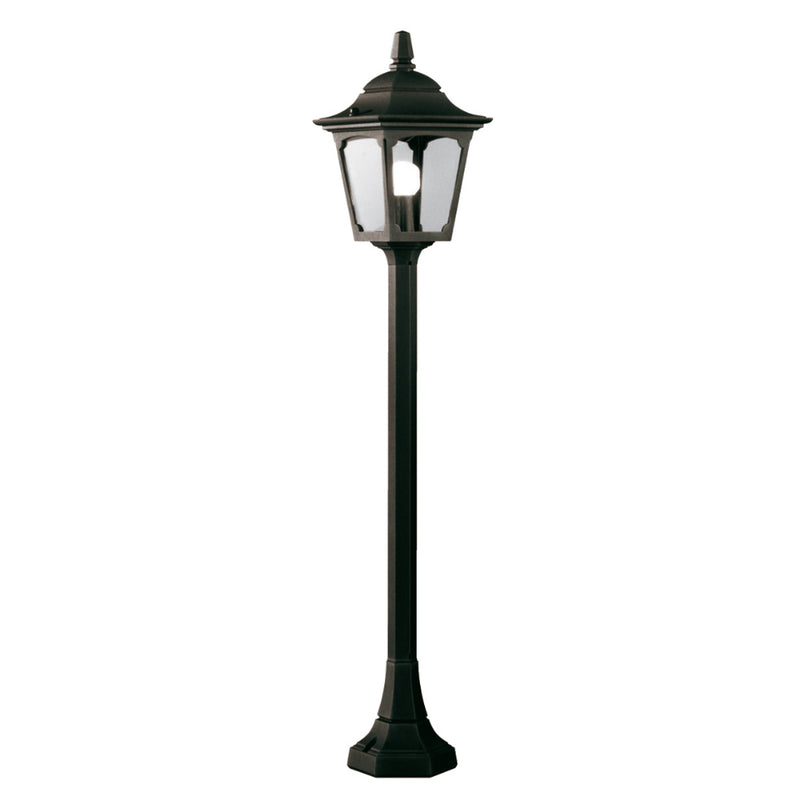 black outdoor wall light