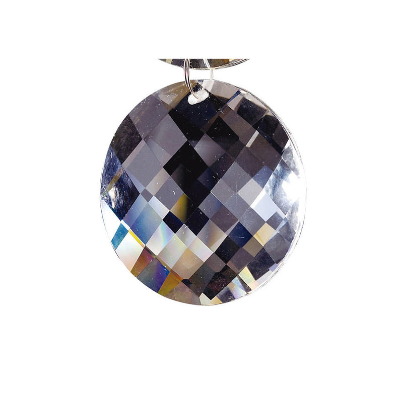 Diyas C40060 Crystal Disc Without Ring Retiform Clear 45mm • C40060