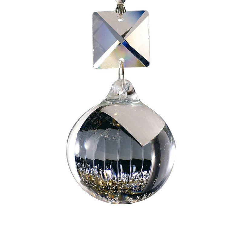 Diyas C60030 Glass Ball Clear Without Ring 30mm • C60030