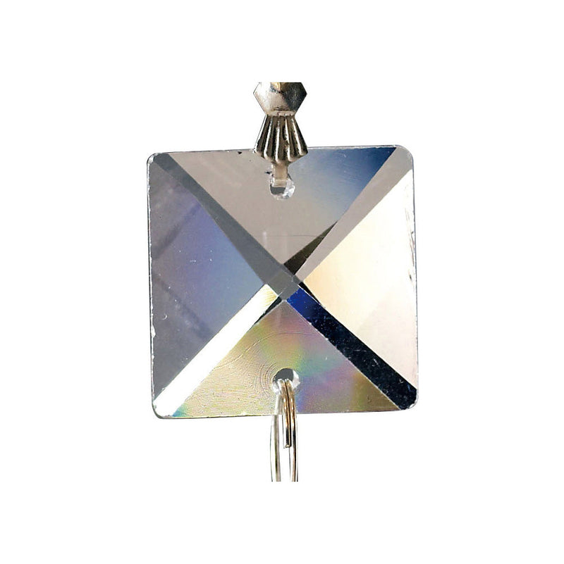 Diyas C70041 Crystal Square Without Ring Clear 18mm • C70041