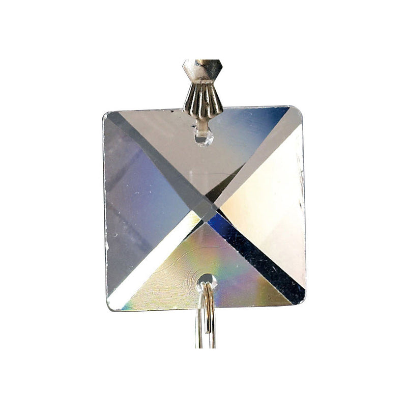 Diyas C70042 Crystal Square Without Ring Clear 22mm • C70042