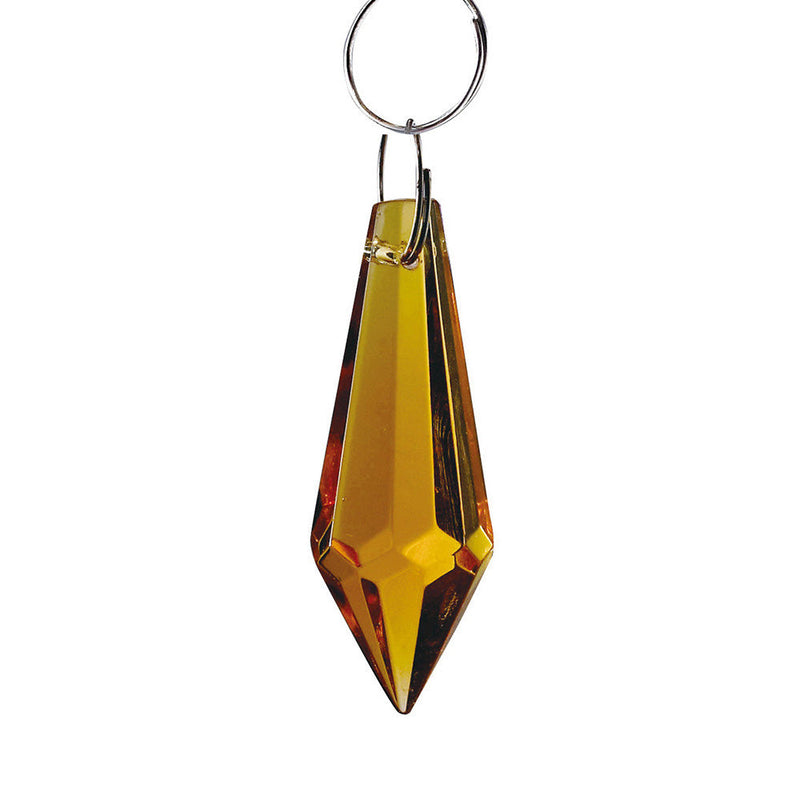 Diyas C70053 Crystal Drop Without Ring Amber 36mm • C70053
