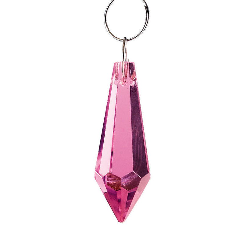 Diyas C70057 Crystal Drop Without Ring Pink 36mm • C70057
