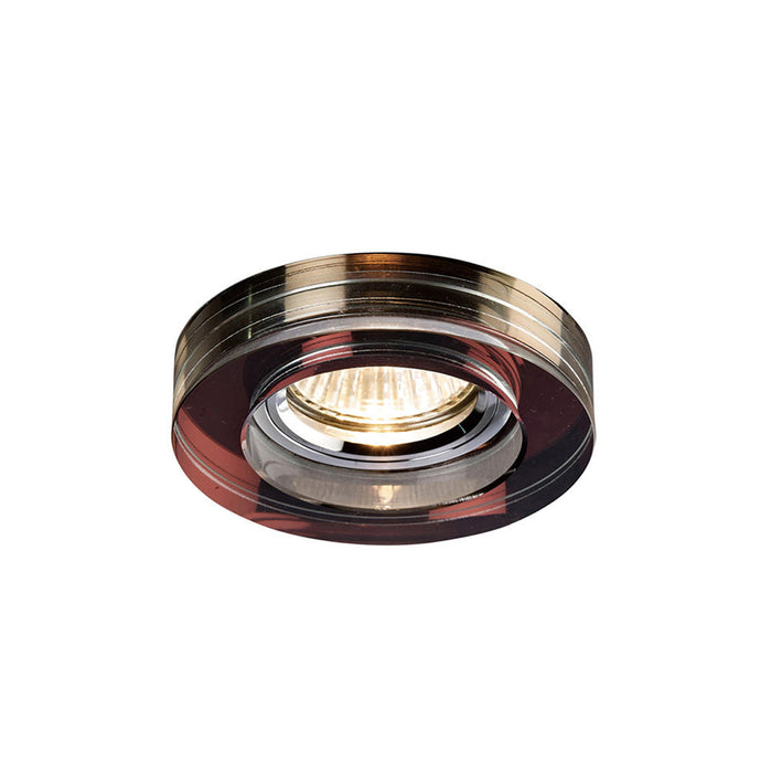 Diyas Crystal Downlight Deep Round Rim Only Purple, IL30800 REQUIRED TO COMPLETE THE ITEM, Cut Out: 62mm • IL30821PU