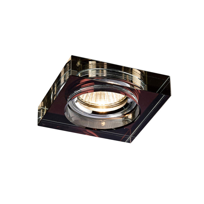 Diyas Crystal Downlight Deep Square Rim Only Purple, IL30800 REQUIRED TO COMPLETE THE ITEM, Cut Out: 62mm • IL30822PU