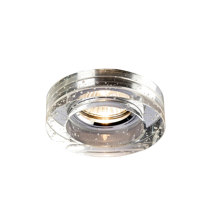 Diyas Crystal Bubble Downlight Round Rim Only Clear, IL30800 REQUIRED TO COMPLETE THE ITEM, Cut Out: 62mm • IL30831CH