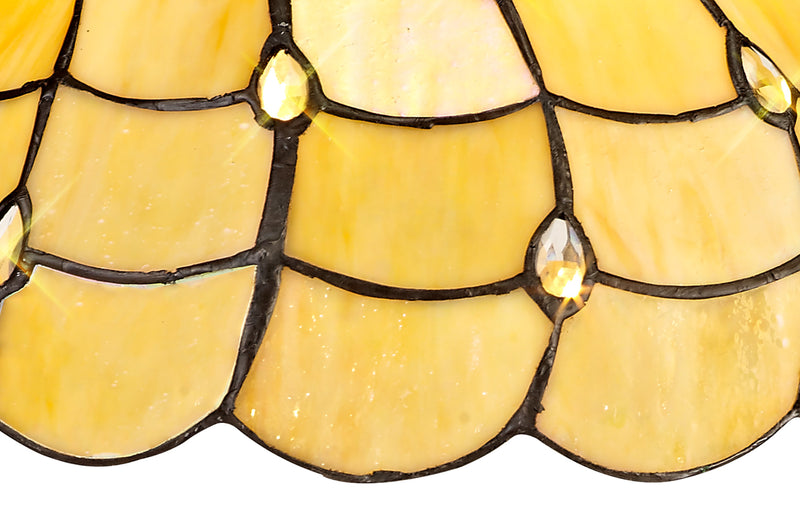 Regal Lighting SL-2023 Tiffany Easy Fit Shade For Pendant And Table Lamps 30cm