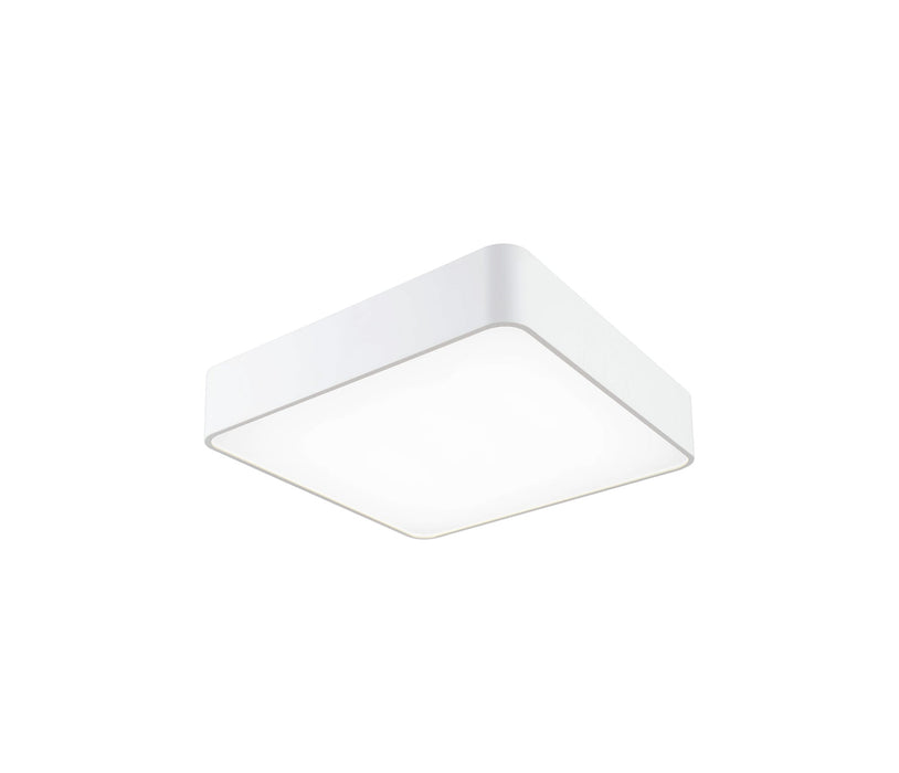 Mantra M5513 Cumbuco Flush 60cm Square, 4800lm, 80W LED 4000K White/ Acrylic, 3yrs Warranty • M5513