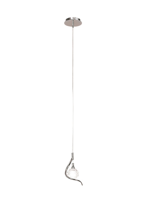 Mantra M0084 Dali Pendant 1 Light G9, Polished Chrome • M0084