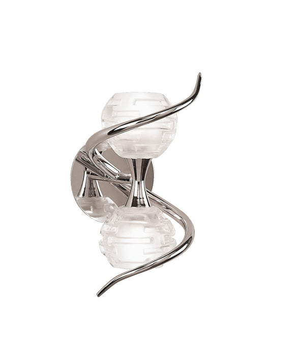 Mantra M0097/S Dali Wall Lamp Switched 2 Light G9, Polished Chrome • M0097/S