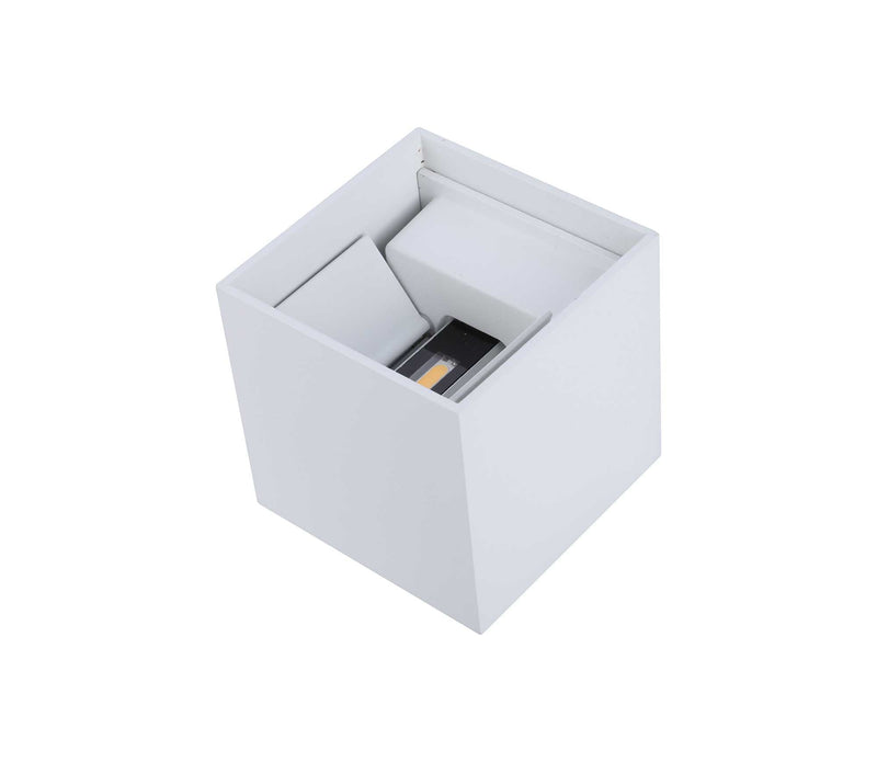 Deco Delia Up & Downward Lighting Wall Light 2x3W LED 3000K Sand White, 410lm, IP54, 3yrs Warranty • D0456