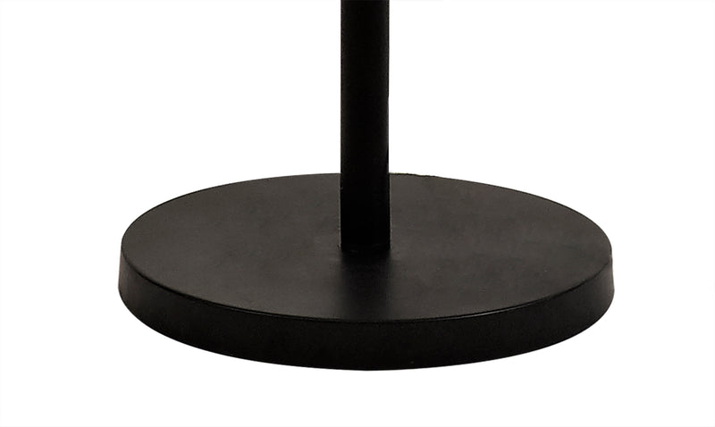 Regal Lighting SL-1722 8 Light Floor Lamp Matt Black And Antique Brass With Cognac Glass