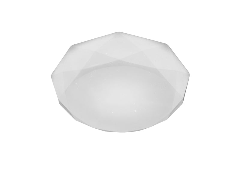 Mantra M5111 Diamante Ceiling 21W LED 3000K, 2100lm, White Acrylic, 3yrs Warranty • M5111