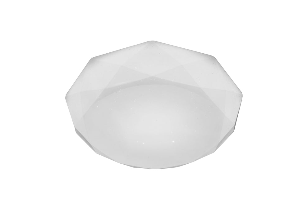 Mantra M5111 Diamante Ceiling 21W LED 3000K, 2100lm, White Acrylic, 3yrs Warranty • M5111