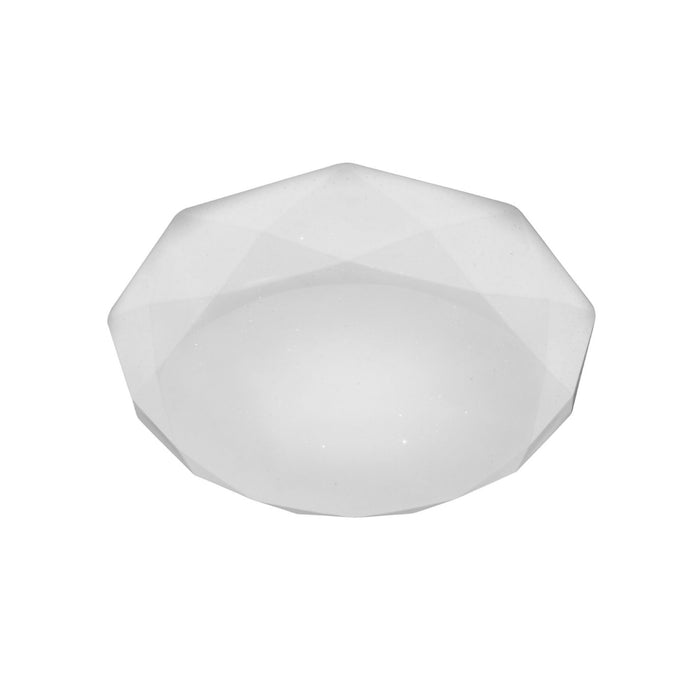 Mantra M5112 Diamante Ceiling 30W LED 3000K, 3000lm, White Acrylic, 3yrs Warranty • M5112