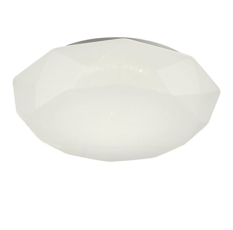 Mantra M5935 Diamante Ceiling 51.5cm, Round 54W LED, 3000K, 3900lm, 3yrs Warranty • M5935