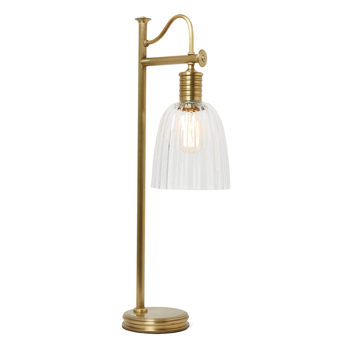 Elstead Lighting DOUILLE-TL-AB Douille Single Light Table Lamp in Aged Brass Finish