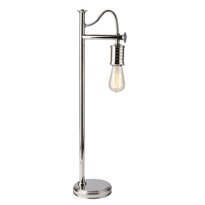 Elstead Lighting DOUILLE-TL-PN Douille Single Light Table Lamp in Polished Nickel Finish