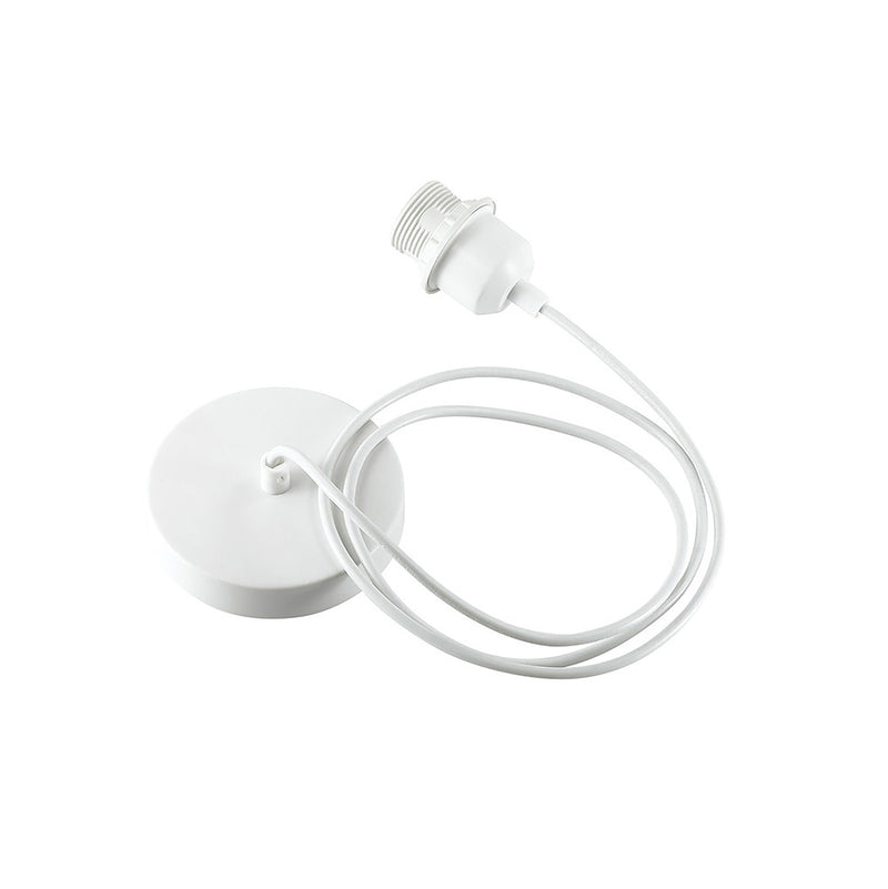 Deco Dreifa 1.5m Suspension Kit 1 Light White/White Cable, E27 Max 60W (Maximum Load 2kg) • D0181