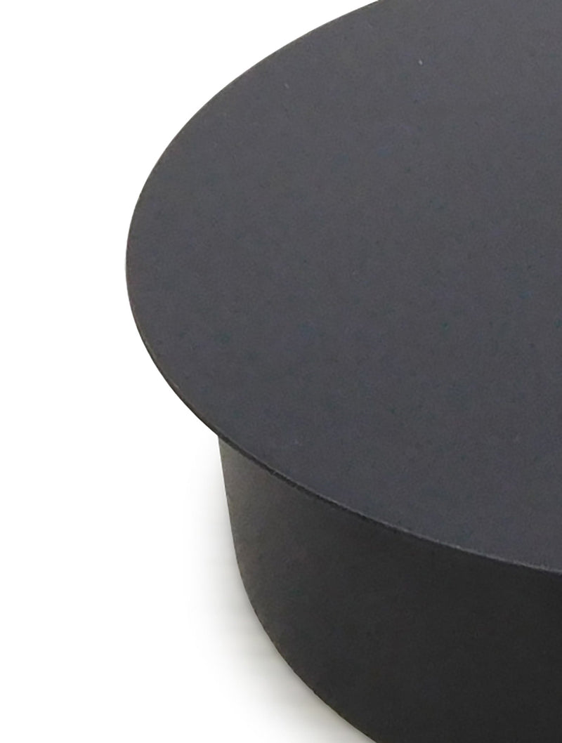 Deco Dreifa Ceiling Box Matt Black, c/w Cable Grip, Earth Wire & 3 Pole Terminal Block • D0382