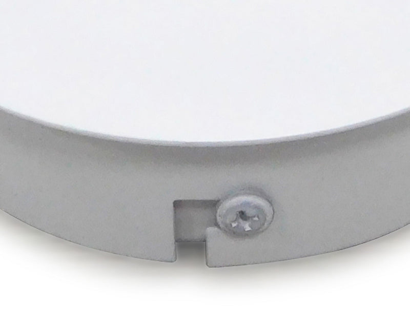 Deco Dreifa Ceiling Box Matt White, c/w Cable Grip, Earth Wire & 3 Pole Terminal Block • D0383