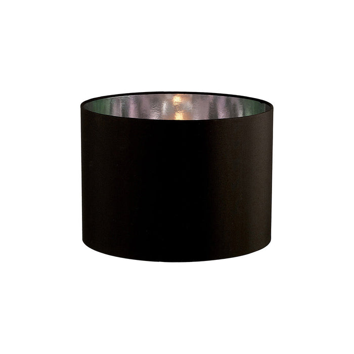 Diyas Duo Round Shade Small Black/Chrome 300mm x 220mm • ILS20281