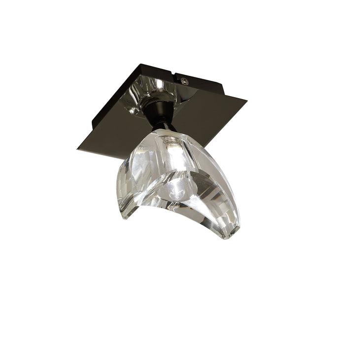 Mantra M1457BC Eclipse Ceiling 1 Light G9, Black Chrome • M1457BC