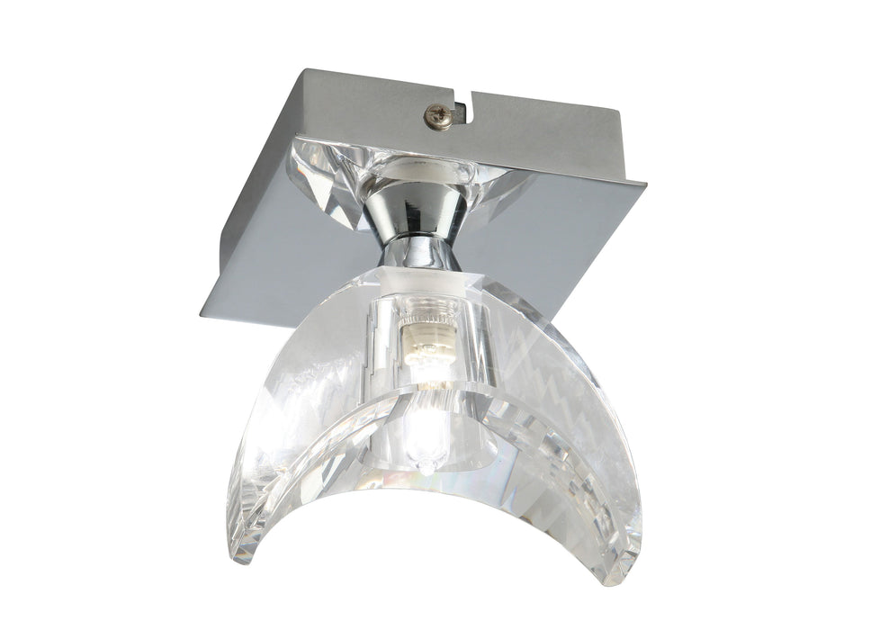 Mantra M1457 Eclipse Ceiling 1 Light G9, Polished Chrome • M1457