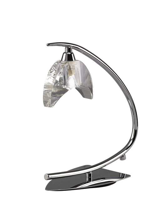 Mantra M1458 Eclipse Table Lamp 1 Light G9 Small, Polished Chrome • M1458