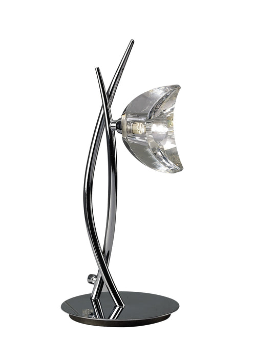 Mantra M1459 Eclipse Tall Table Lamp 1 Light G9, Polished Chrome • M1459