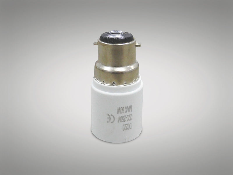 Deco Deco Elements B22 Lampholder to E27 Lamp Socket Converter Maximum Wattage 60W • D0220