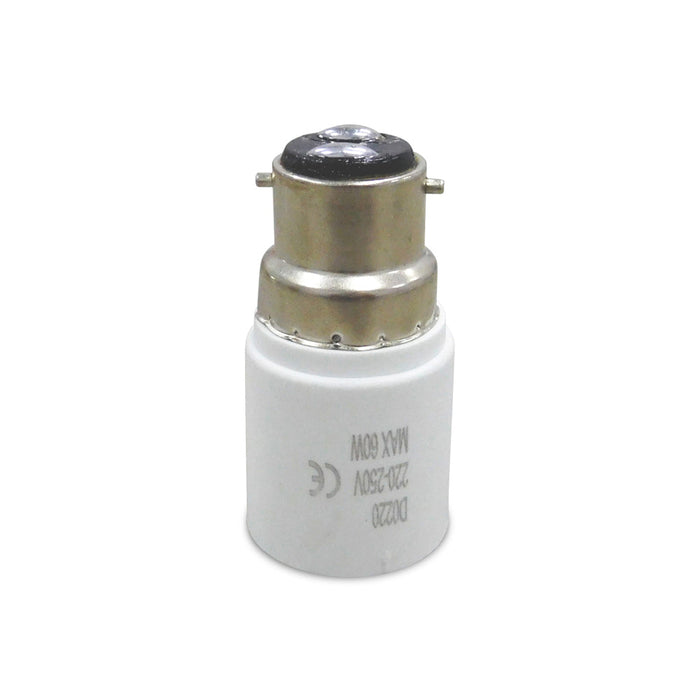 Deco Deco Elements B22 Lampholder to E27 Lamp Socket Converter Maximum Wattage 60W • D0220