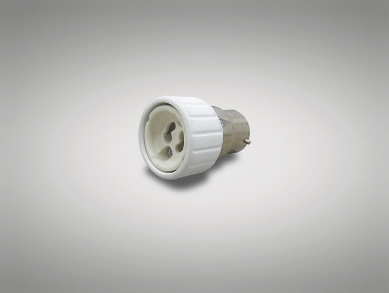 Deco Deco Elements B22 Lampholder to GU10 Lamp Socket Converter Maximum Wattage 50W • D0222