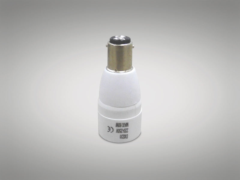 Deco Deco Elements B15 Lampholder to E14 Lamp Socket Converter Maximum Wattage 60W • D0231