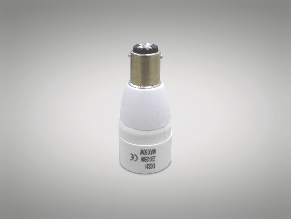 Deco Deco Elements B15 Lampholder to E14 Lamp Socket Converter Maximum Wattage 60W • D0231
