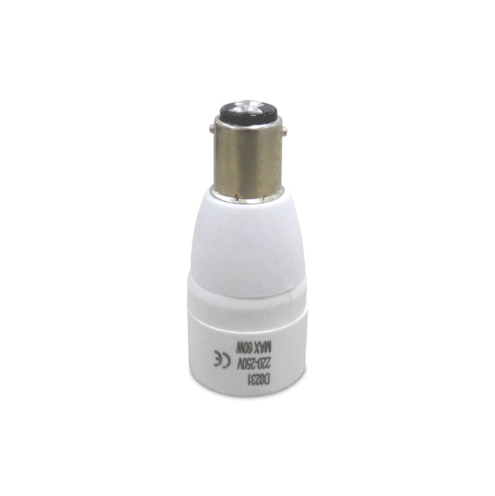 Deco Deco Elements B15 Lampholder to E14 Lamp Socket Converter Maximum Wattage 60W • D0231