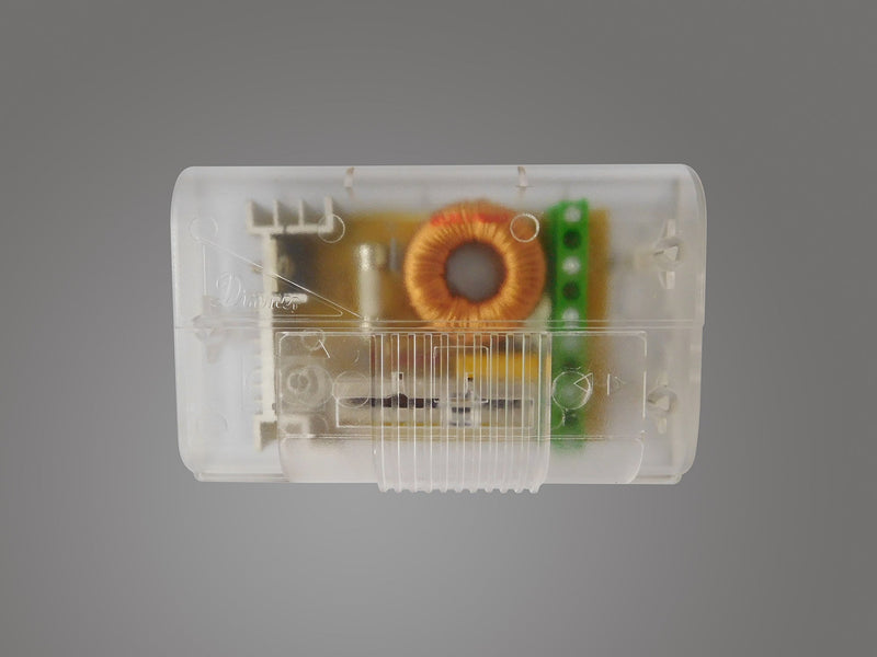 Deco Elements Inline Dimmer, 75-300W, Clear • D0431