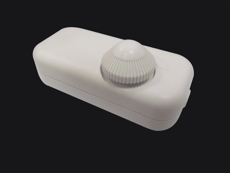 Deco Elements Inline Dimmer, 40-200W, White • D0493