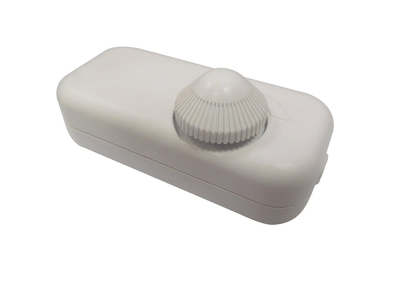 Deco Elements Inline Dimmer, 40-200W, White • D0493