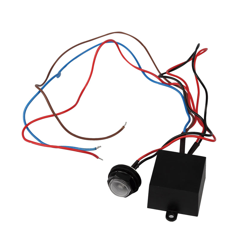 Deco Espial Remote Fixing 20mm Miniature Photocell IP65 20-70 Lux 5A Black • D0061