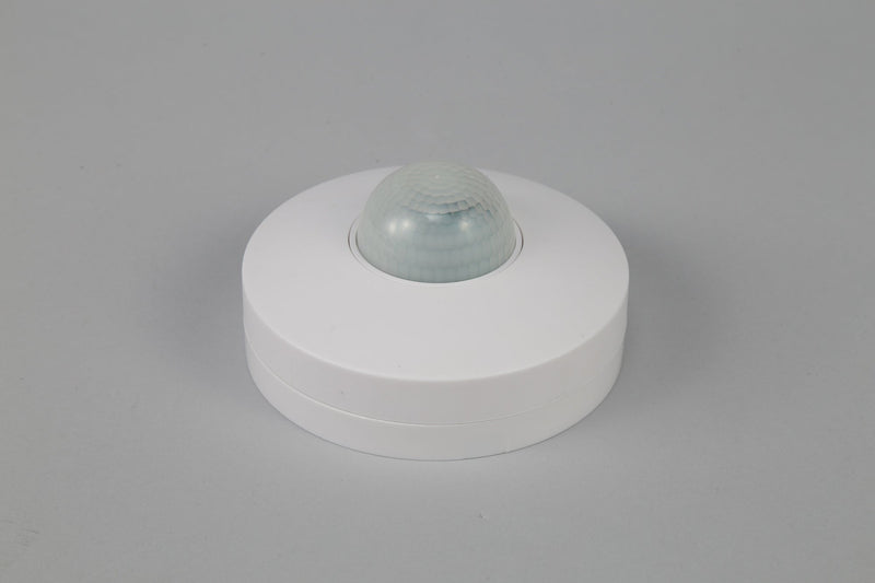 Deco Espial Surface Mounted IP20 6m 360 Deg PIR Sensor With Adjustable Time And Lux Level White Finish • D0065