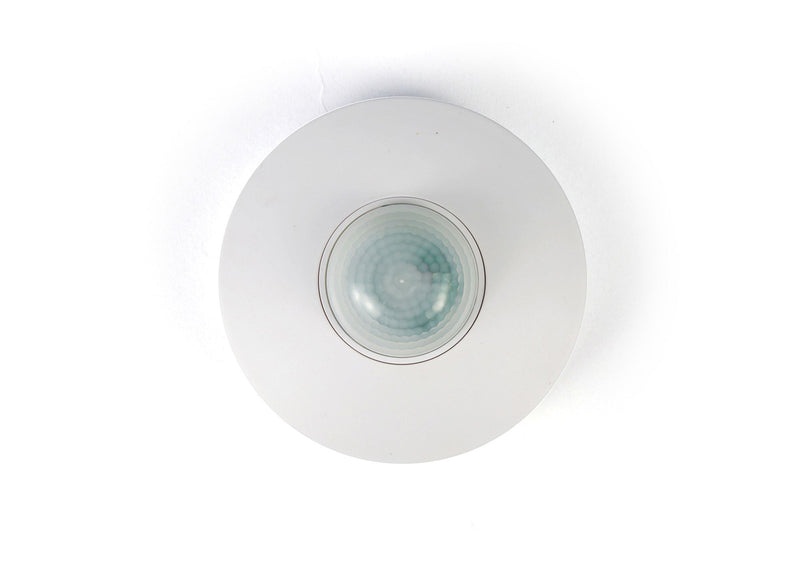 Deco Espial Surface Mounted IP20 6m 360 Deg PIR Sensor With Adjustable Time And Lux Level White Finish • D0065